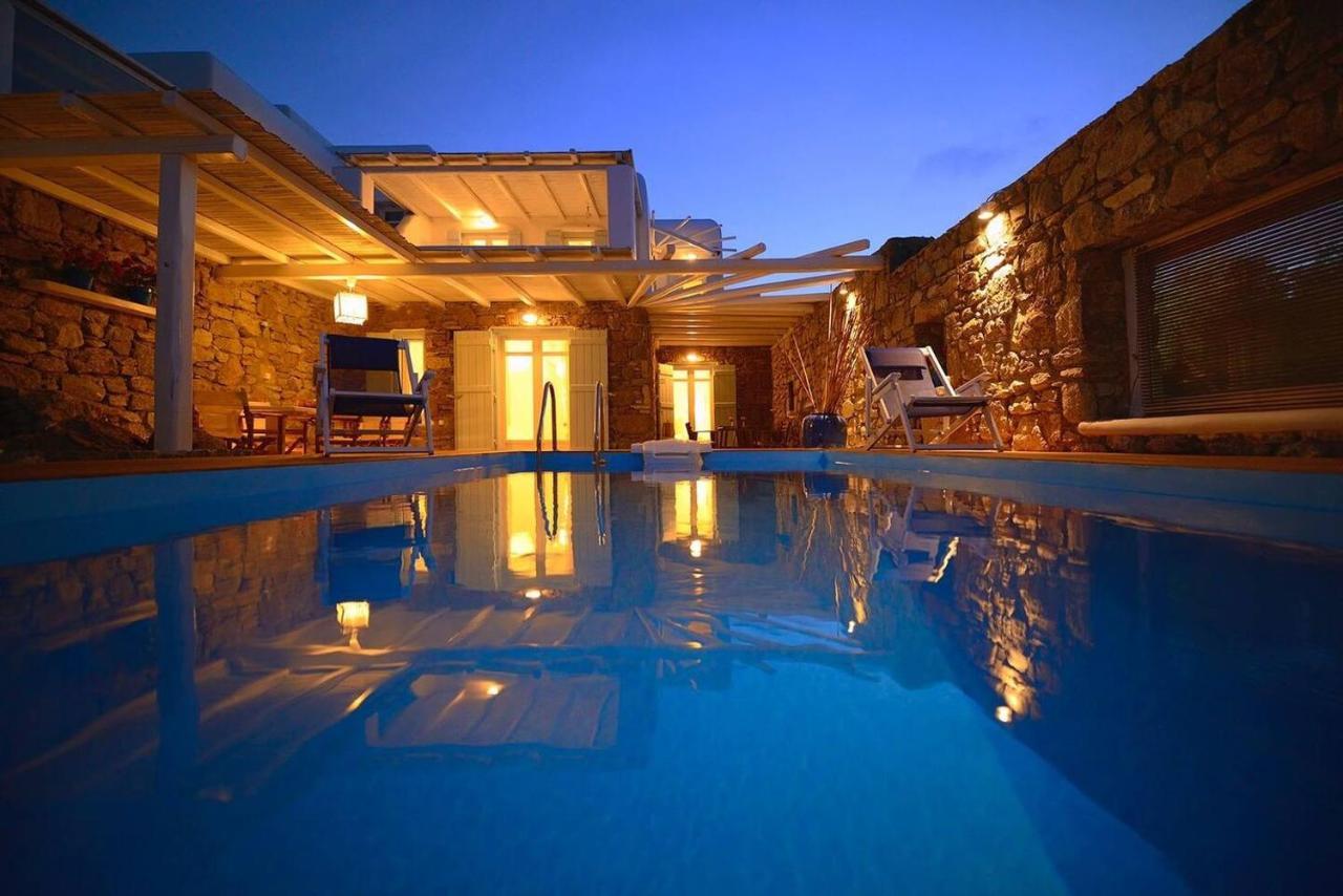 Allaya,Panormos Villa Private Pool ภายนอก รูปภาพ