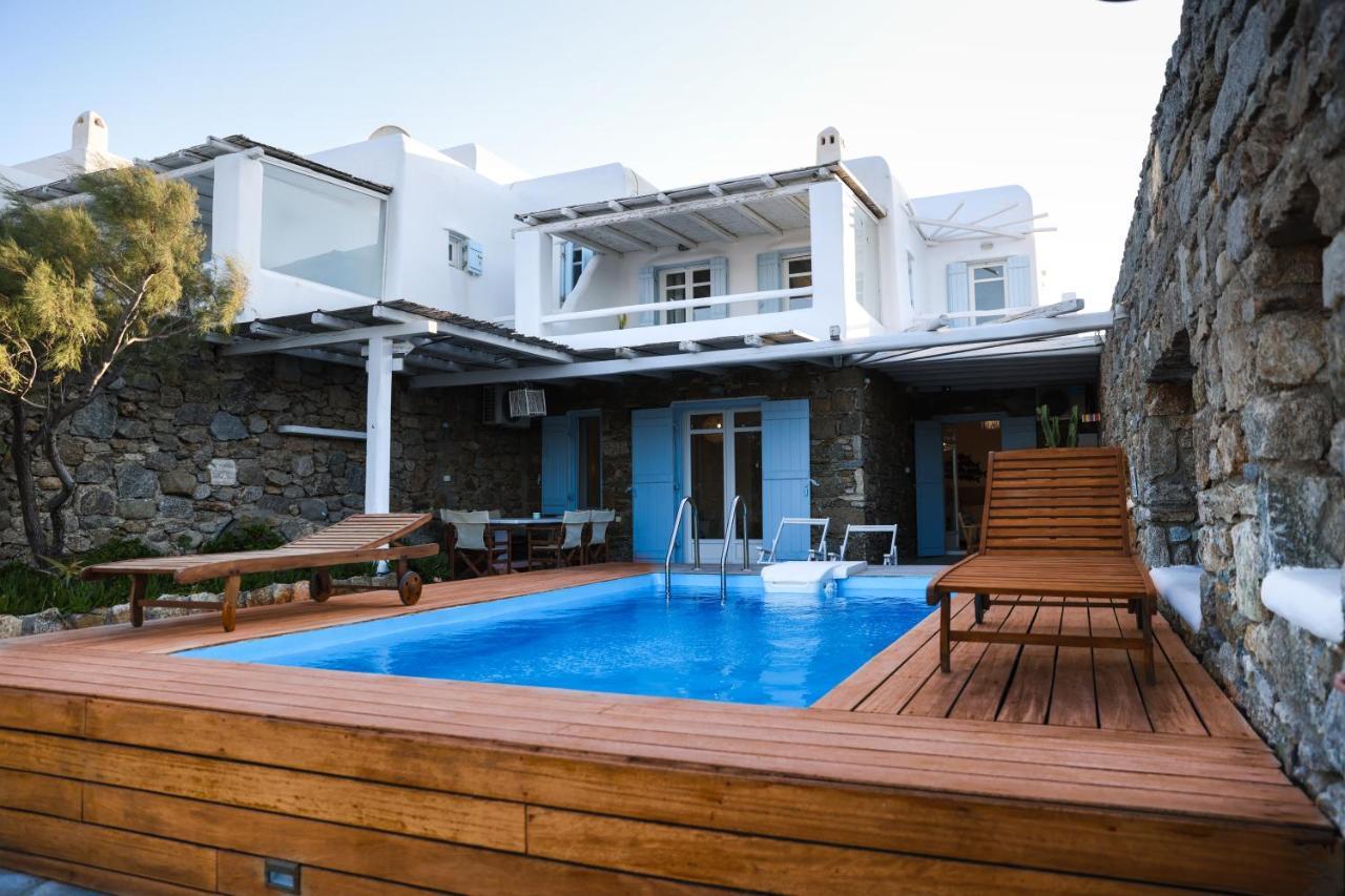 Allaya,Panormos Villa Private Pool ภายนอก รูปภาพ
